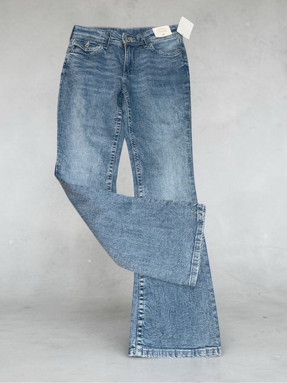 Girls H & M Flared Denim Jeans 14 NEW